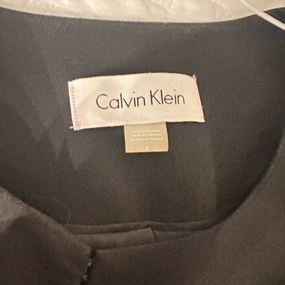 CALVIN KLEIN Black & Metallic Gold Jacket - Picture 4 of 6